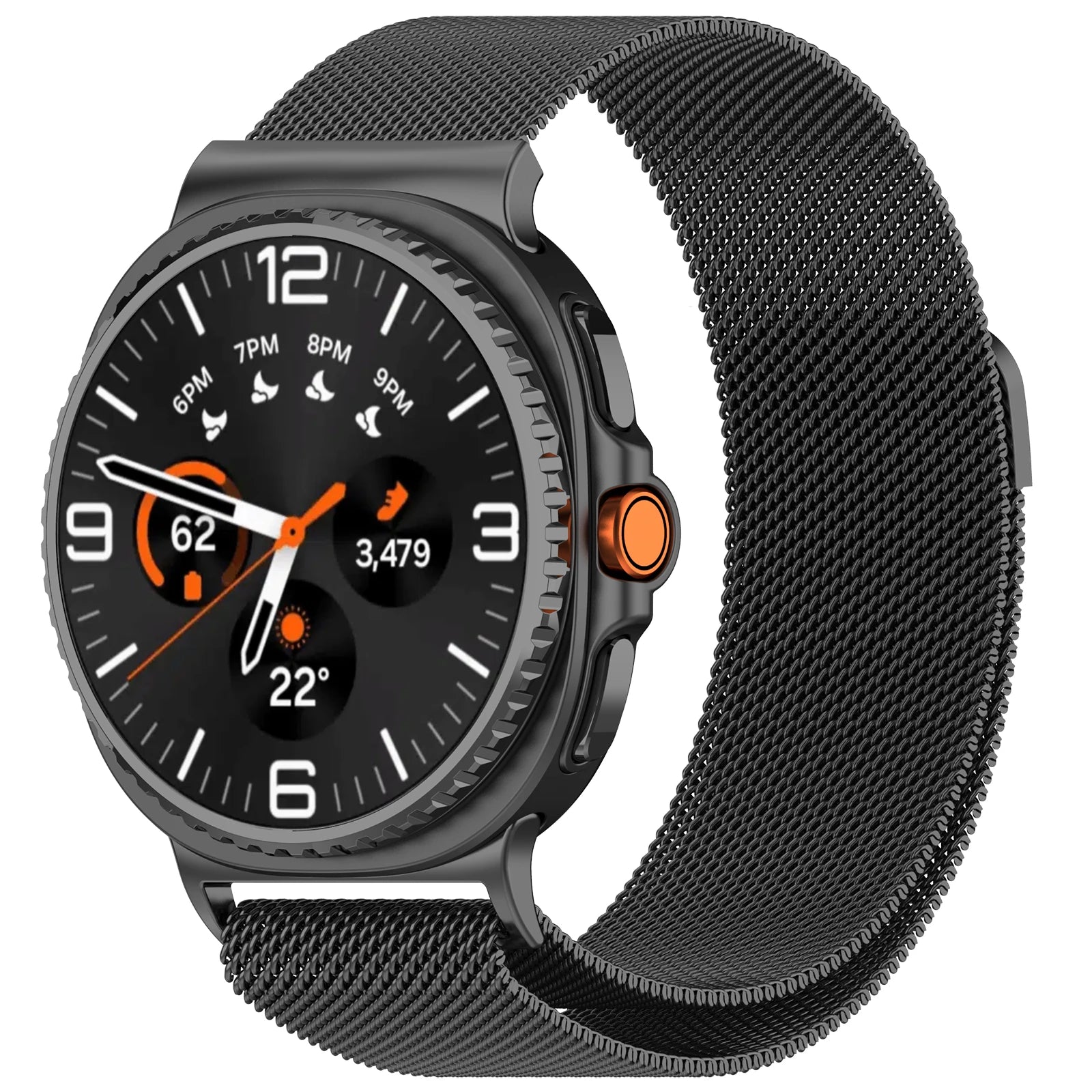 Milanese Magnetic Strap for Samsung Galaxy Watch 8 44mm 40mm Classic 46mm Metal Breathable Replaceable Galaxy Watch Ultra 47mm