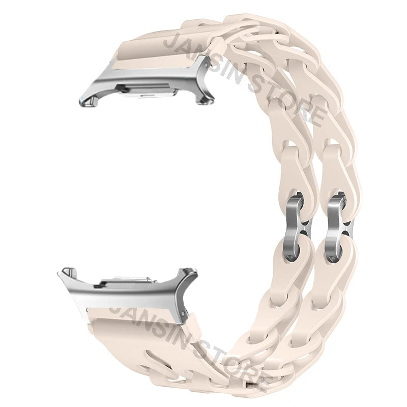 Silicone Band for Samsung Galaxy Watch 8 40mm 44mm Sports Strap Correa Wristband Breathable Bracelet For Galaxy 8 Classic 46mm