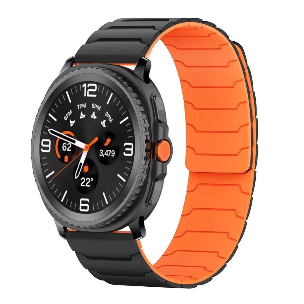 Magnetic Loop Strap for Samsung Galaxy Watch 8/8 Classic Sports Silicone Replacement Bracelet 46mm 40mm 44mm No Gaps WatchBand