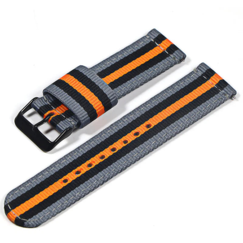 22mm Nylon watch strap For Samsung Galaxy watch 46mm 42mm Active2 Active1 Gear S3 frontier Sports nylon bang