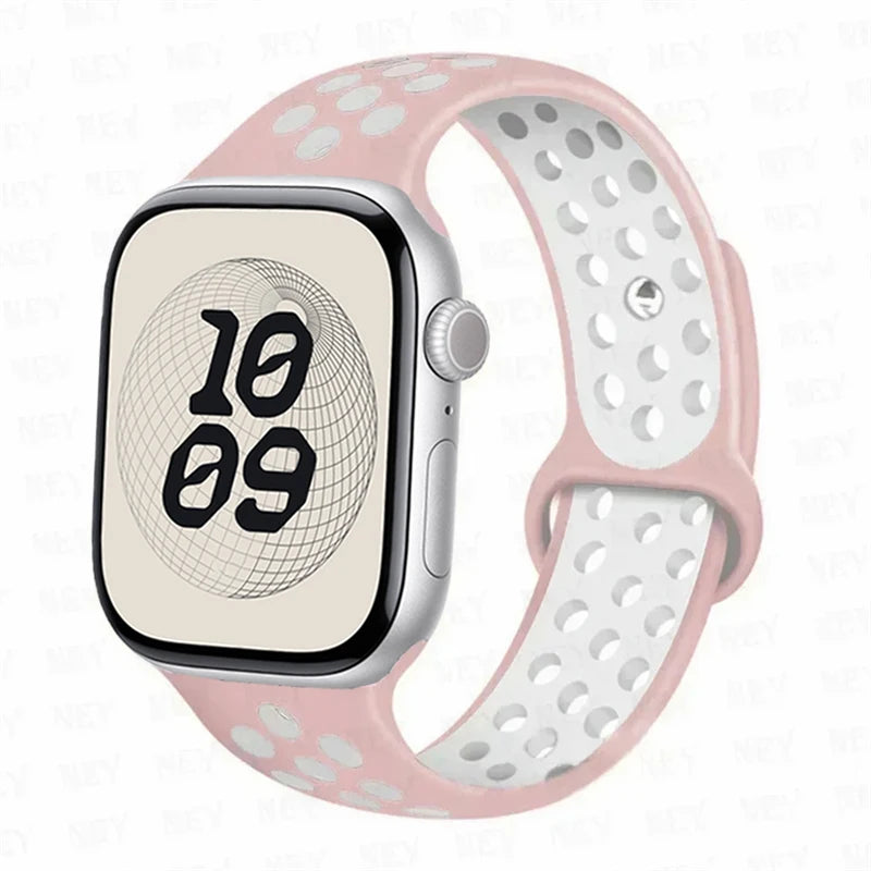 For Apple Watch 11 band S11 46mm 42mm 45mm 44mm 49mm 40mm 41mm Silicone band Sport band Apple Watch Series 10 8 7 6 5 9 SE Ultra3 2
