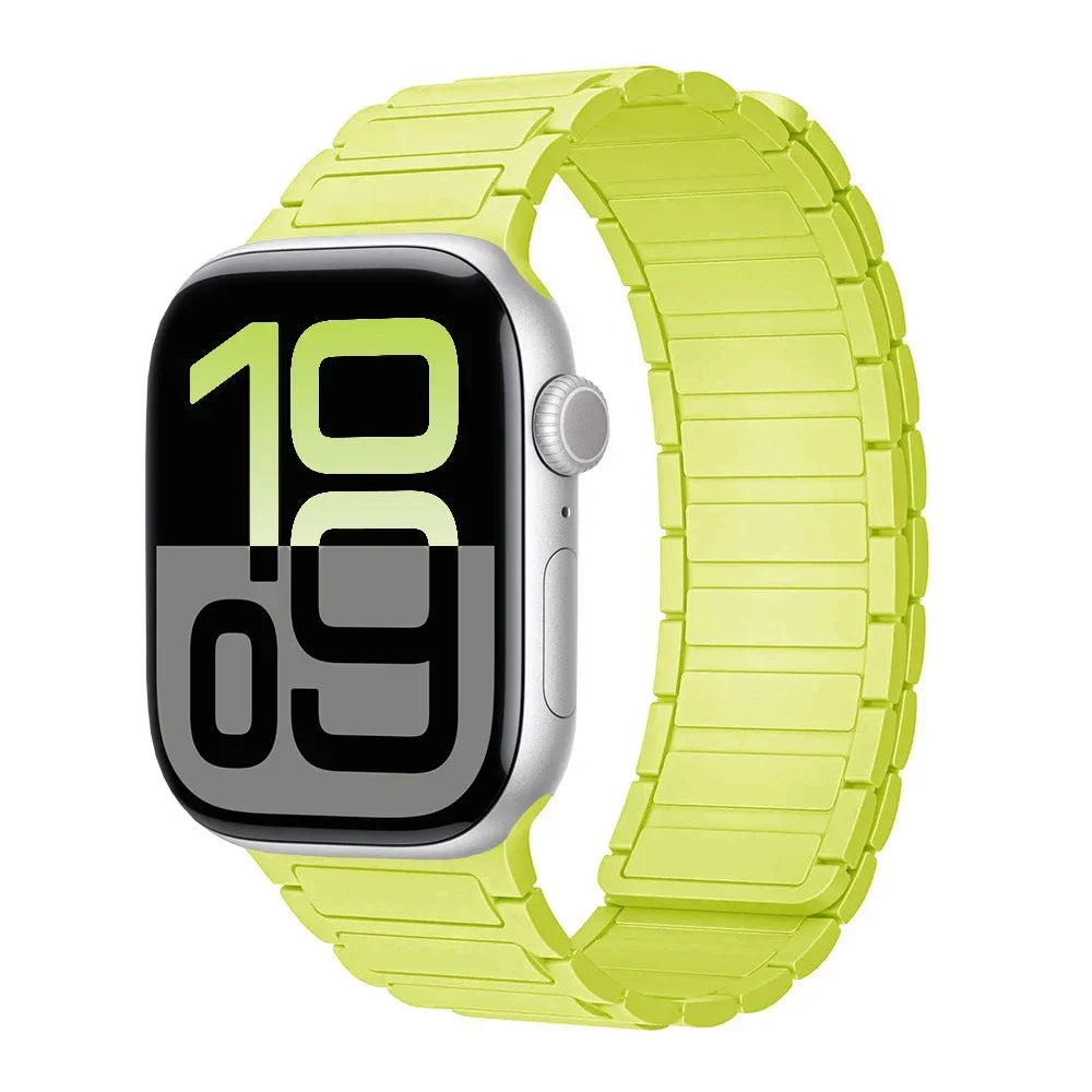 Magnetic Silicone band for Apple Watch band Ultra3 2 49mm band Apple Watch 11 10 46mm 42mm 9 8 7 6 5 SE 45mm 41mm 44mm 40mm Belt