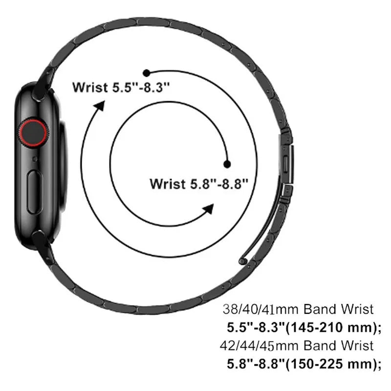 Metal band For Apple Watch Ultra 49mm 8 7 45mm 41mm 42mm 44mm stainless steel smart watch wristband Apple Watch 6 5 4 3 SE 38mm 40mm
