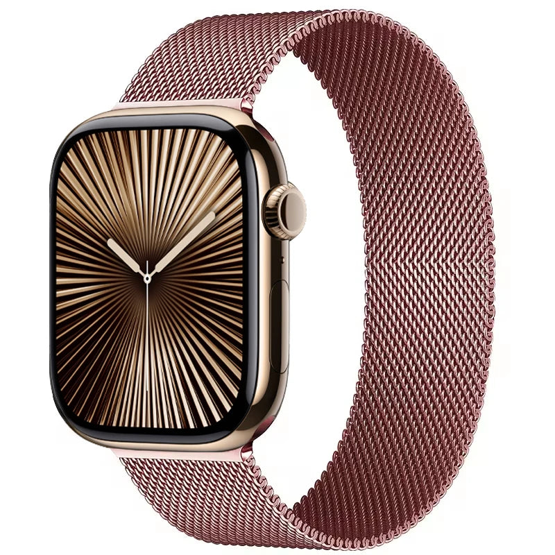 Milanese Loop band For Apple Watch 11 10 9 7 SE 6 8 46mm 42mm 44mm 45mm 40mm 41mm belt correa band Apple Watch band Ultra 3 49mm