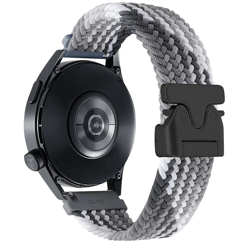 20mm 22mm Nylon Magnetic Strap For Garmin Forerunner 570/265/255/165 Music/venu 3 2/sq/sq2 Band Vivoactive 6 5 Watch Bracelet