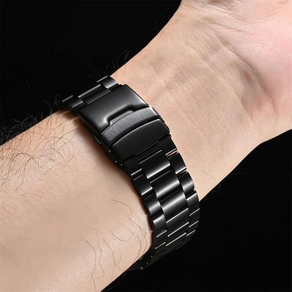 Ultra 3 2 Titanium Color band For Apple Watch 49mm 46mm 42mm 44mm 45mm metal band For Apple Watch 11 10 9 8 SE3 Stainless Steel band