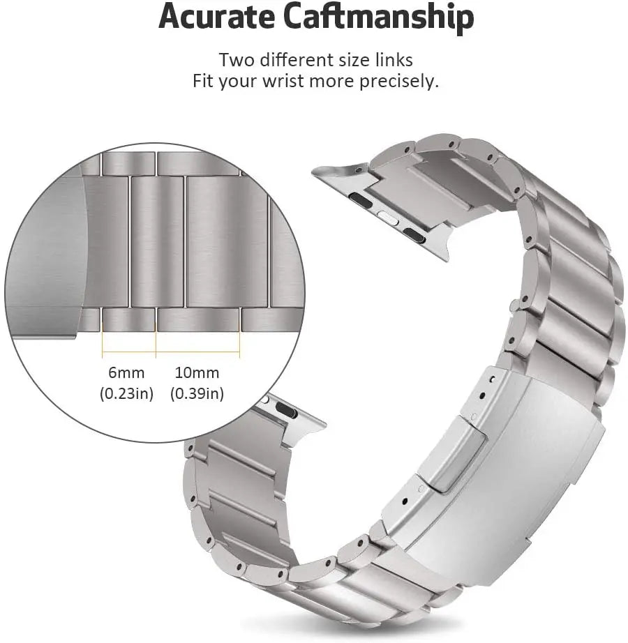Titanium band for Apple Watch band Ultra 2 49mm 44mm 46mm 45mm 42mm 38mm 41mm 40mm metal band Apple Watch Series 10 9 8 7 6 5 4 SE