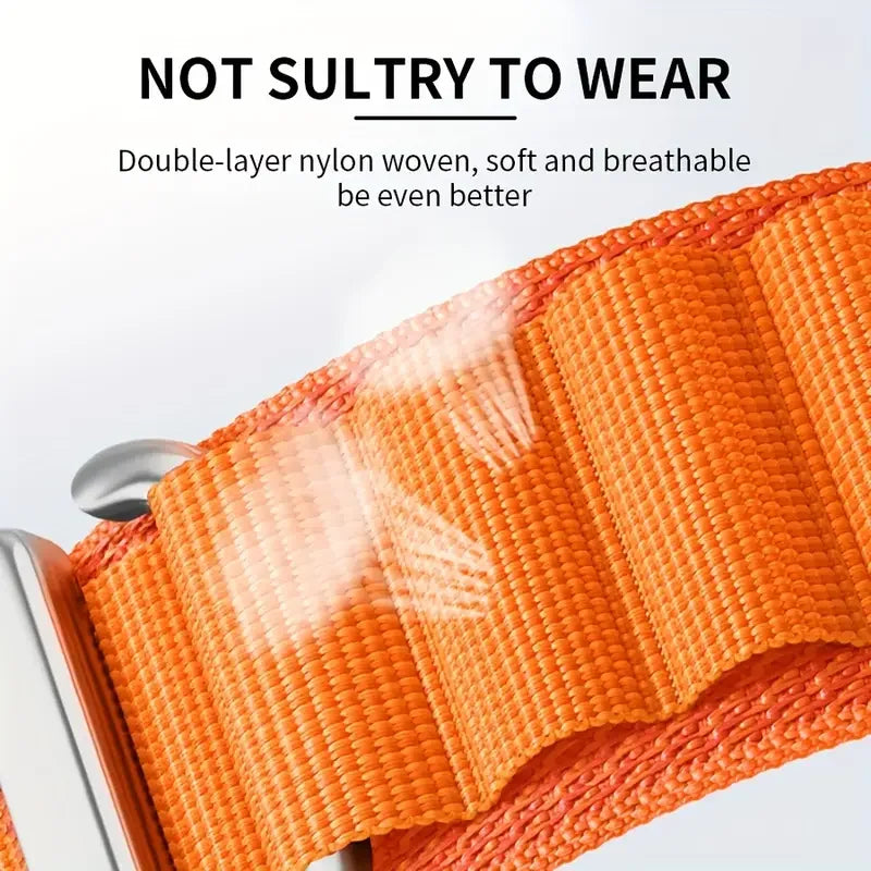 Alpine Loop band For Apple Watch band 49mm 44mm 45mm 40mm 41mm 42mm 38mm band Correa Apple Watch Ultra Series 9 8 7 SE 6 5 4 3 2