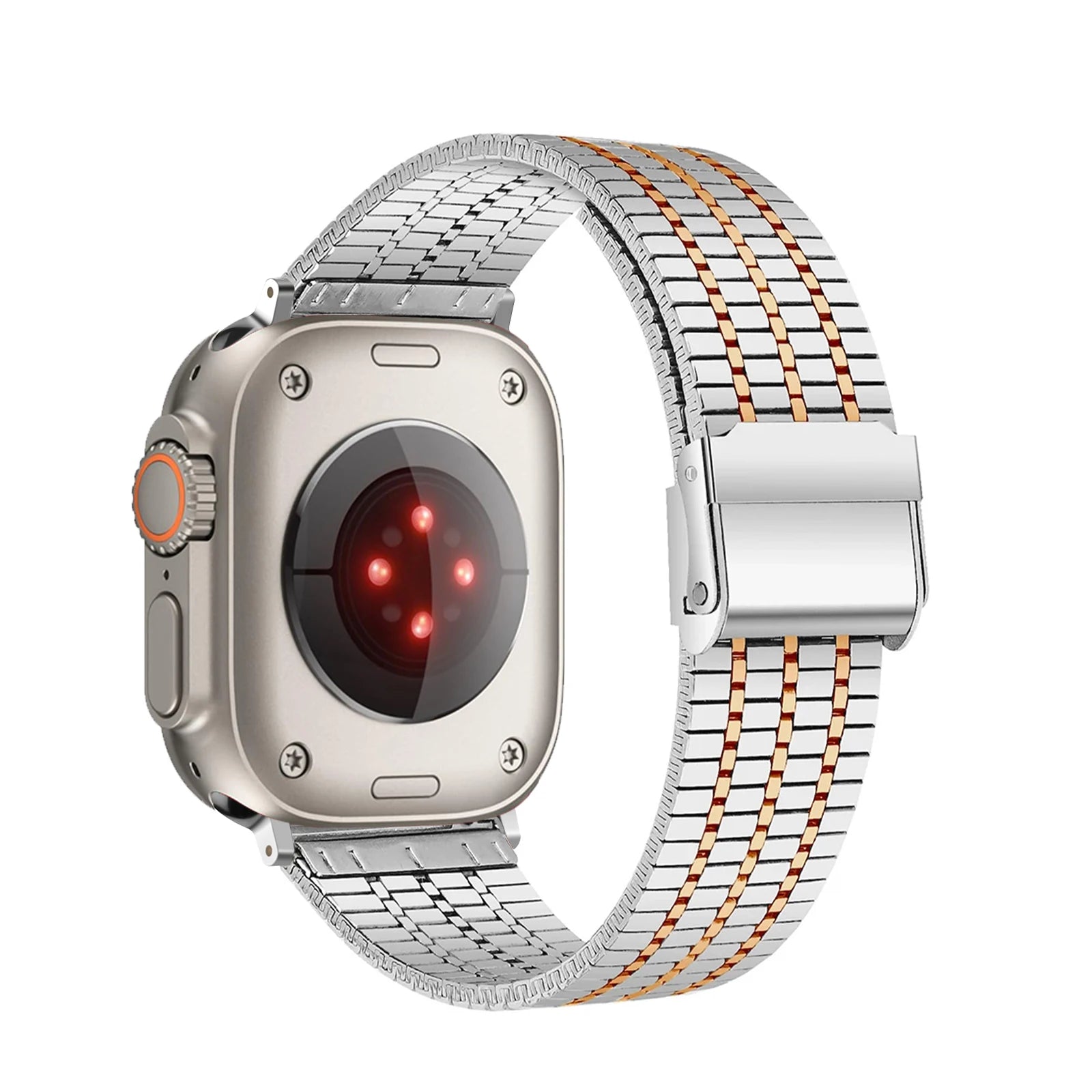 Stainless Steel band for Apple Watch Ultra 2 49mm Series 10 46mm 42mm 44mm 45mm 41mm metal band Apple Watch 9 8 7 6 SE 5 4 band