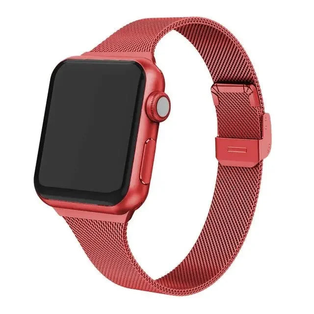 Milanese band for Apple Watch 44mm 40mm 45mm 41mm 46mm 42mm 38mm 49mm metal band Apple Watch Series 10 Ultra 9 8 7 6 5 4 3 SE band
