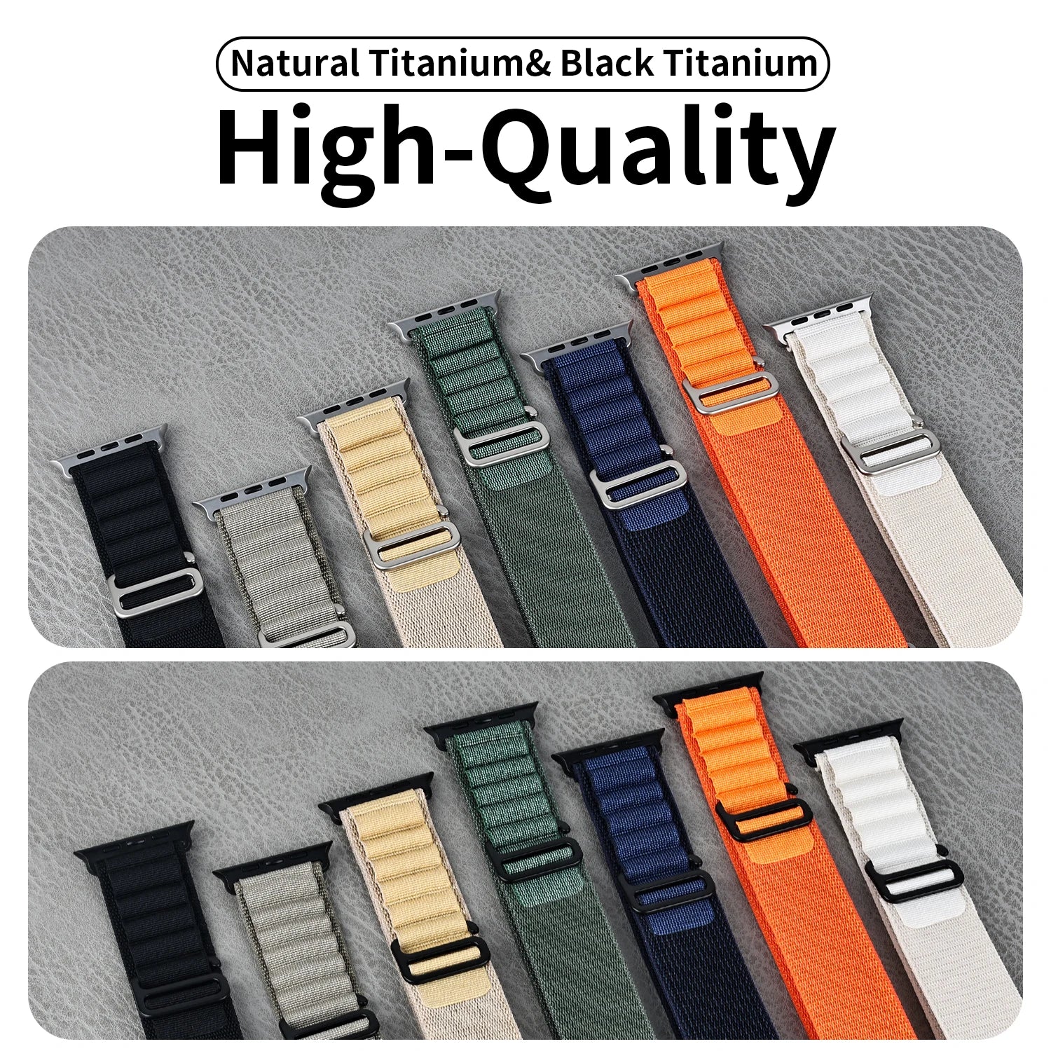 2025 New Suitable for Apple Watch High Quality Nylon band Alpine Loop For Watch Series 10 9 8 7 Ultra 2 band Apple Watch 49mm 46mm