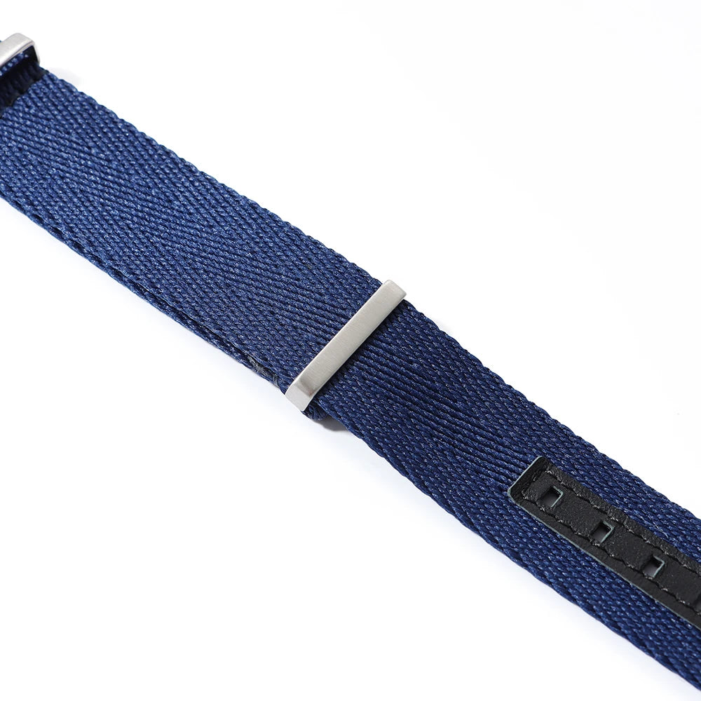 20 22mm Nylon Watch Strap for Seiko for Huawei for Samsung Universal Watch Band Pin Buckle Military Bracelet Ribbed Fabric Strap