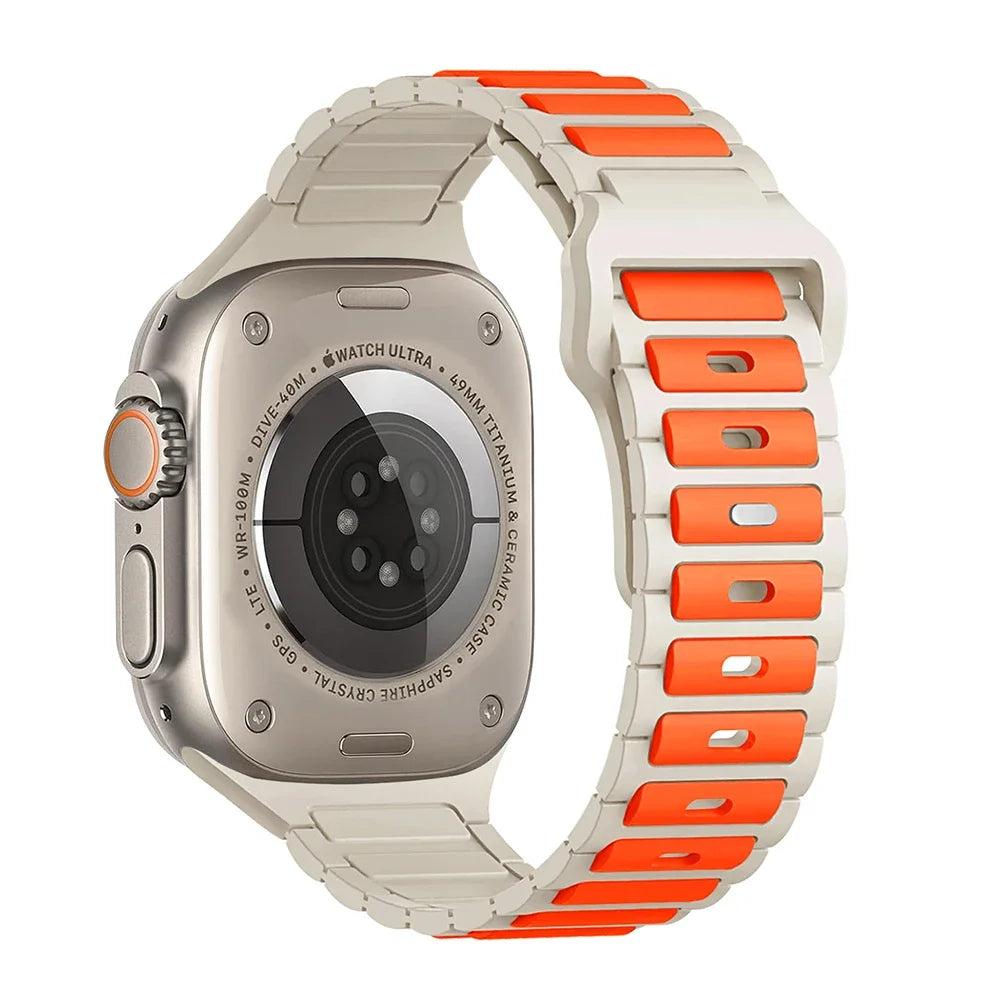 Silicone band for Apple Watch 10 band 46mm 45mm 44mm 49mm 42mm 40mm 38mm correa band Apple Watch Series 9 8 7 6 5 SE Ultra 2 band