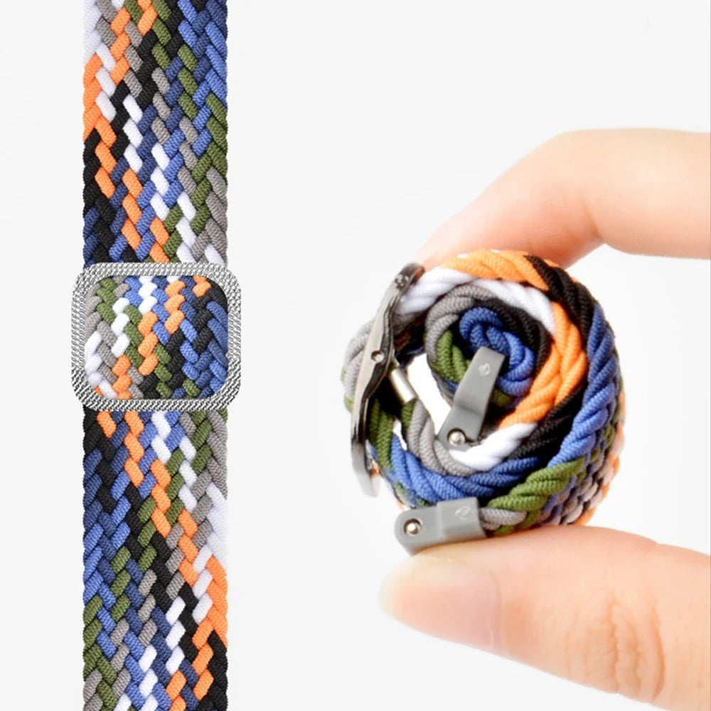 20mm 22mm Parachute Straps For Galaxy Watch Band 7/FE/6/5/pro/4/Classic/active 2/Gear s3 correa Bracelet Huawei watch GT 5 4 3 2