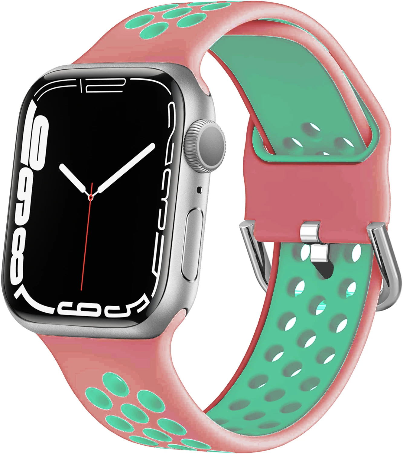 Silicone band For Apple Watch band 44mm 40mm 45mm 49mm 41mm 38mm 42mm 44mm band Apple Watch Ultra 2 Series 7 3 4 5 6 SE 8 Bands