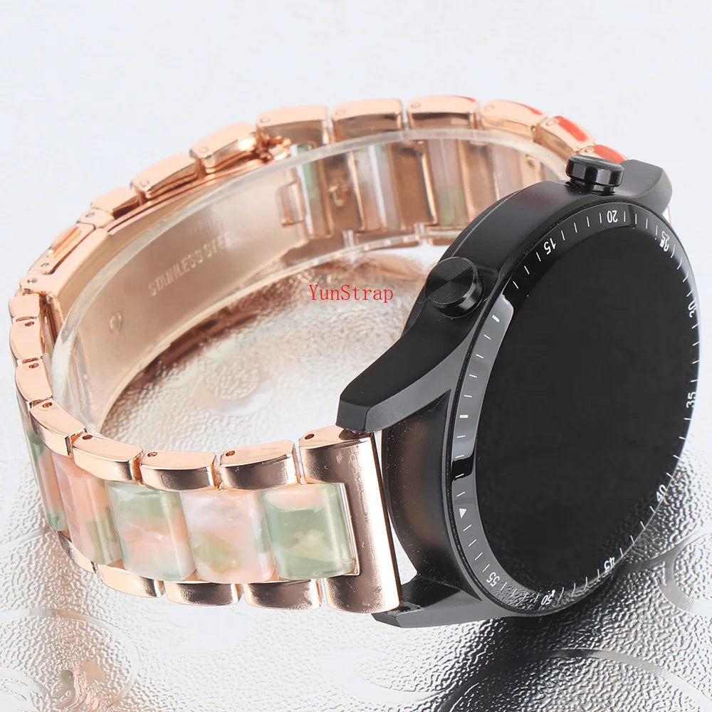 18mm 20mm 22mm Watch Bands For Samsung Galaxy Watch 7/6/5/4/3 40mm 44mm S3 Active2 Huawei Watch 4 3 GT5 GT4 GT3 Gt2e Pro Band