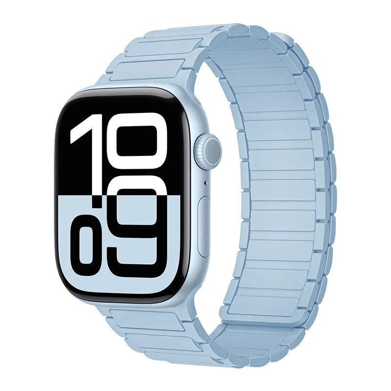 Magnetic Silicone band for Apple Watch Ultra 3 2 49mm 46mm 42mm 45mm 44mm 40mm 41mm band Apple Watch Series 11 10 9 8 7 6 SE band