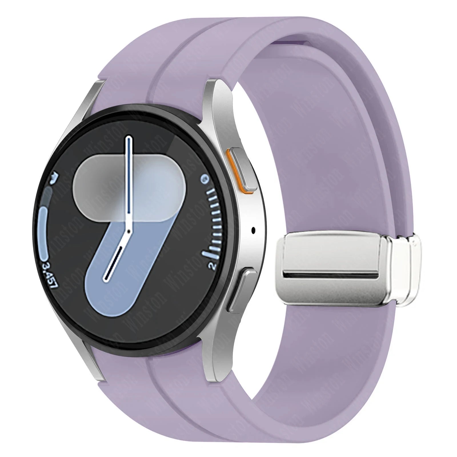 Magnetic Silicone Strap for Samsung Galaxy Watch 7 6 5 4 40mm 44mm 5Pro 45mm Band Bracelet for Galaxy Watch 6 4Classic 43mm 47mm