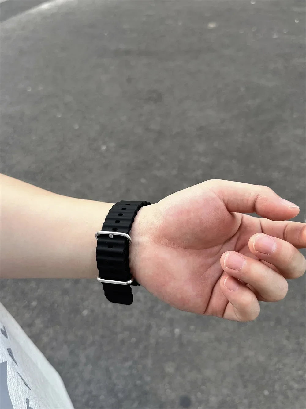 Silicone Ocean band for Apple Watch band Series Ultra 9 8 7 6 5 4 10 SE Apple Watch band 42mm 44mm 45mm 49mm 40mm 41mm 46mm band