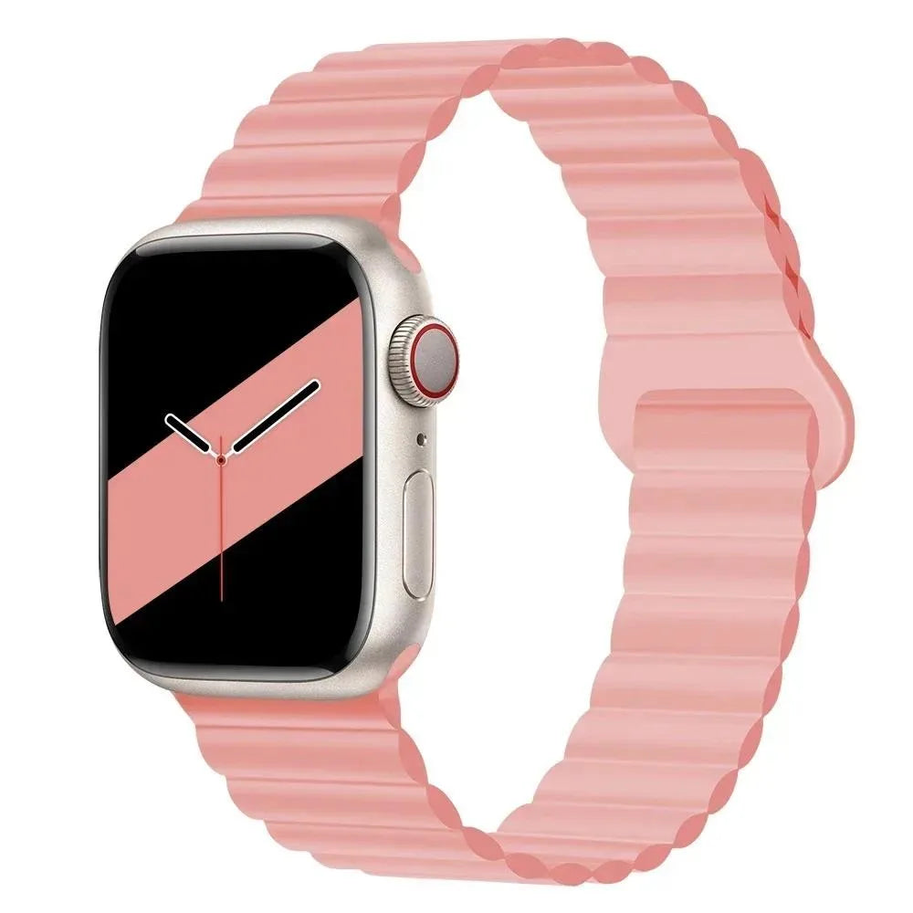 Magnetic band Silicone Sport band For Apple Watch 41mm 42mm 44mm 45mm 46mm 49mm Apple Watch Series 11 10 9 8 7 6 5 4se