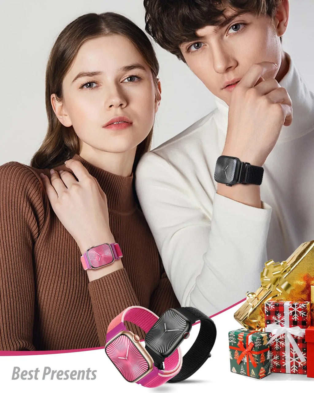 Nylon Loop band for Apple Watch band 46mm 40mm 41mm 42mm 44mm 45mm 38mm Adjust band for Apple Watch Ultra 49mm 8 7 6 SE 5 4 Band