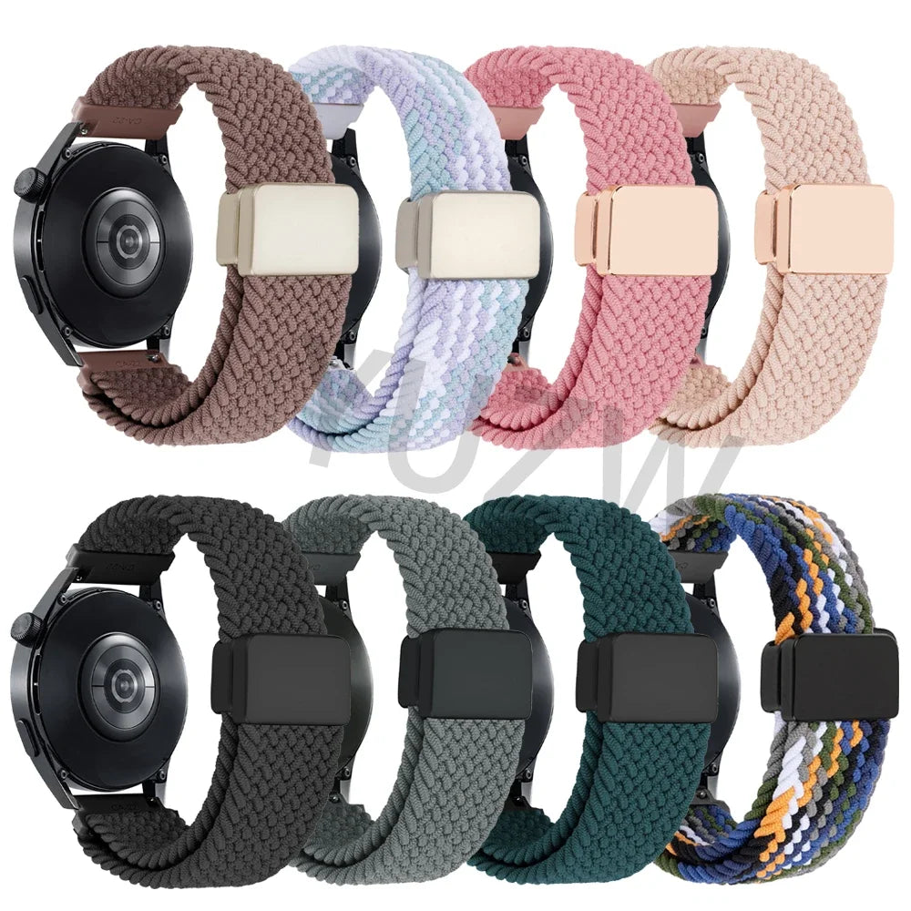 20mm 22mm Parachute Straps For Galaxy Watch Band 7/FE/6/5/pro/4/Classic/active 2/Gear s3 correa Bracelet Huawei watch GT 5 4 3 2