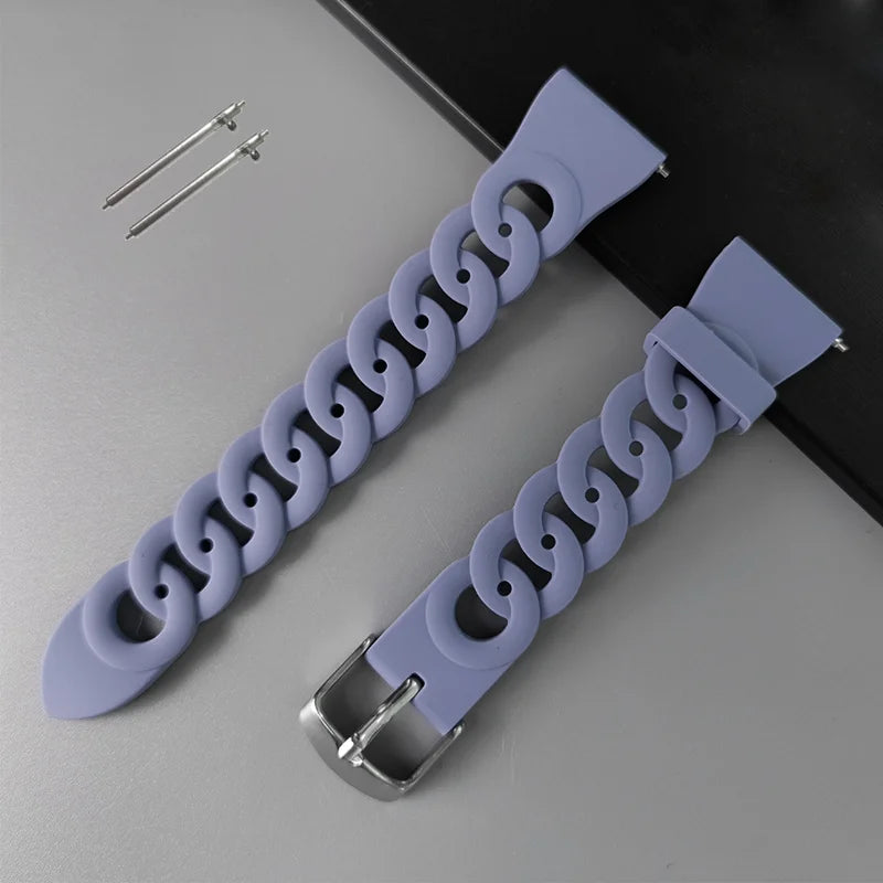 20mm strap For Samsung Galaxy watch 4/6/4classic/5/Pro/Active 3/2/Gear S3/amazfit bip bracelet Huawei watch GT 2/3 Pro 22mm band