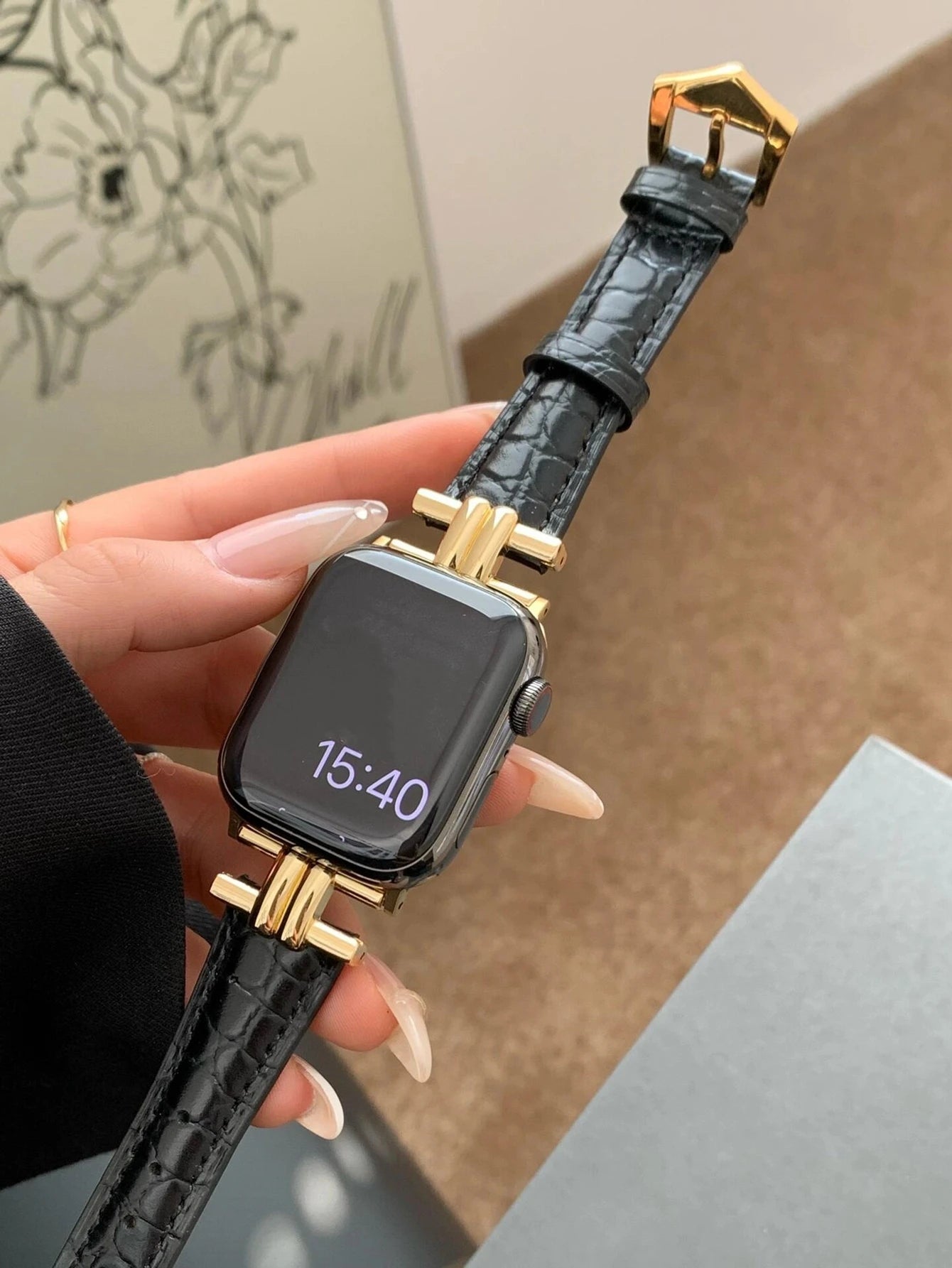 Leather loop Correa For Apple Watch band 11 10 9 8 7 6 5 4 3 38mm 40mm 41mm 42mm 44mm 45mm 46mm 49mm band