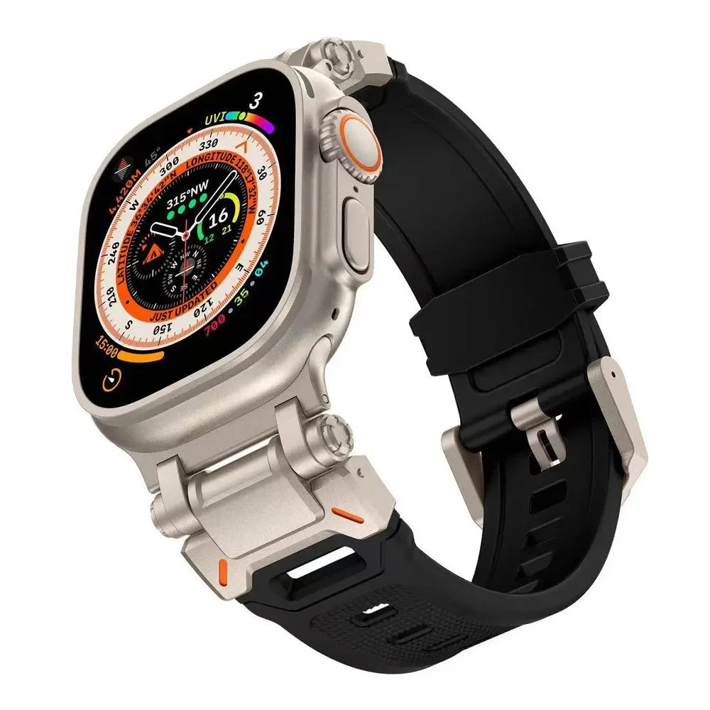 Single Tour band for Apple Watch Ultra 49mm band 44mm 45mm 46mm Men sport band Apple Watch Series 11 10 9 8 7 6 SE Luxury band