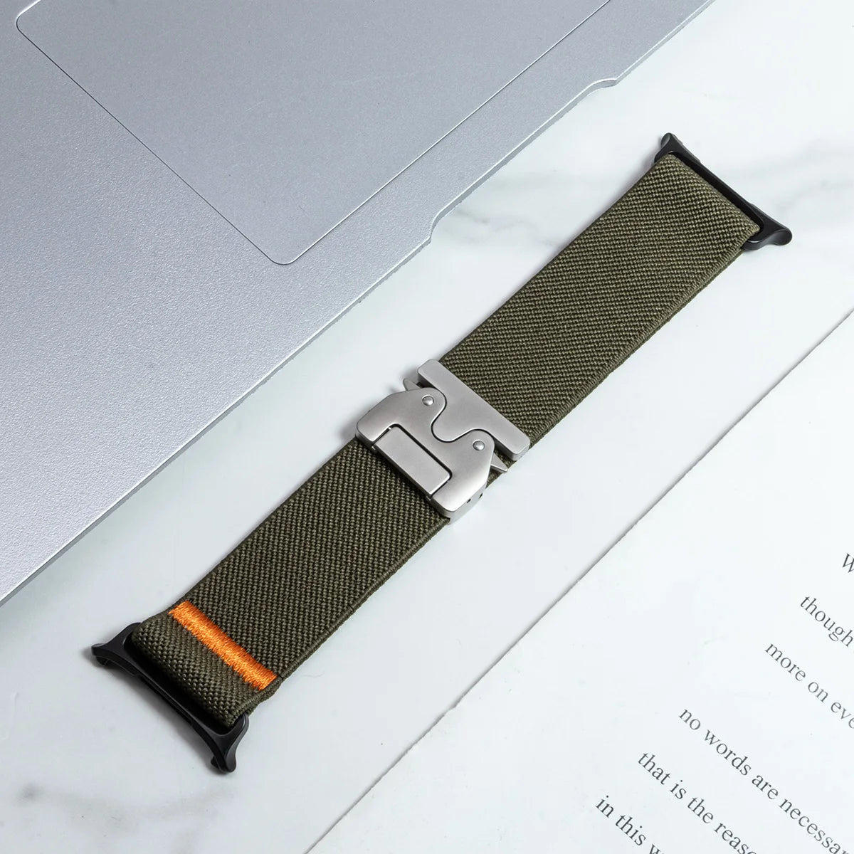 Samsung Galaxy Watch Ultra Strap 47mm Accessories Nylon Braided sport Bracelet Correa Galaxy Watch 7 Ultra Parachute Strap