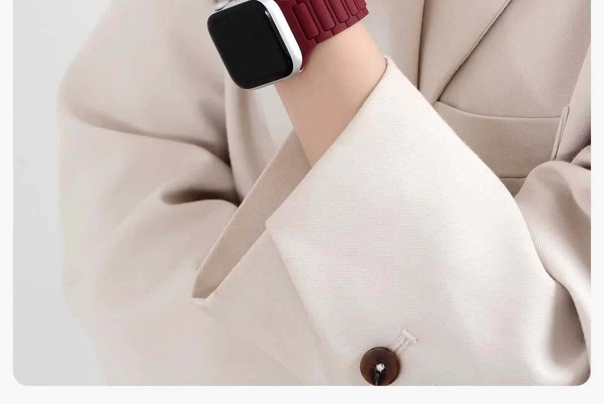 band For Apple Watch band 44mm 45mm Ultra 1 2 49mm 40mm 41mm 42mm 45mm 44mm Silicone band Apple Watch Series 10 9 8 SE 7 6 5 Band