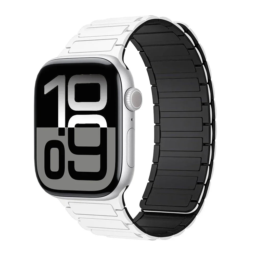 Magnetic Silicone band for Apple Watch band Ultra3 2 49mm band Apple Watch 11 10 46mm 42mm 9 8 7 6 5 SE 45mm 41mm 44mm 40mm Belt