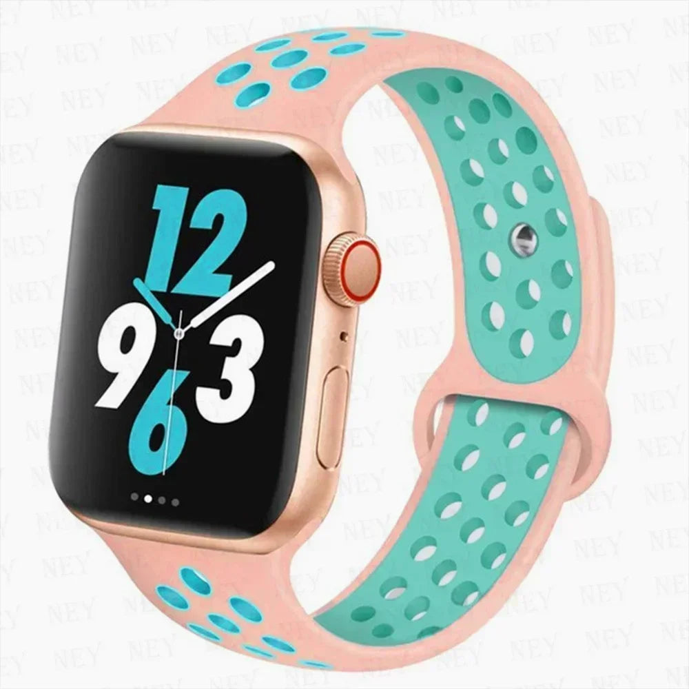 For Apple Watch 11 band S11 46mm 42mm 45mm 44mm 49mm 40mm 41mm Silicone band Sport band Apple Watch Series 10 8 7 6 5 9 SE Ultra3 2