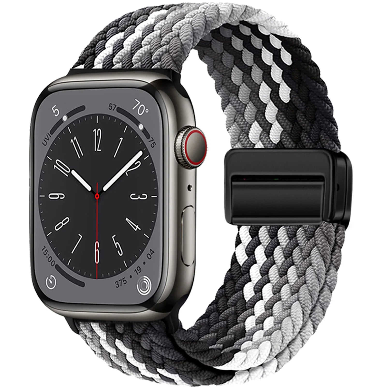 Braided band For Apple Watch band 40mm 45mm 41mm 44mm 49mm 38mm magnetic buckle Nylon band Apple Watch Series SE 7 5 6 8 9 Ultra 2