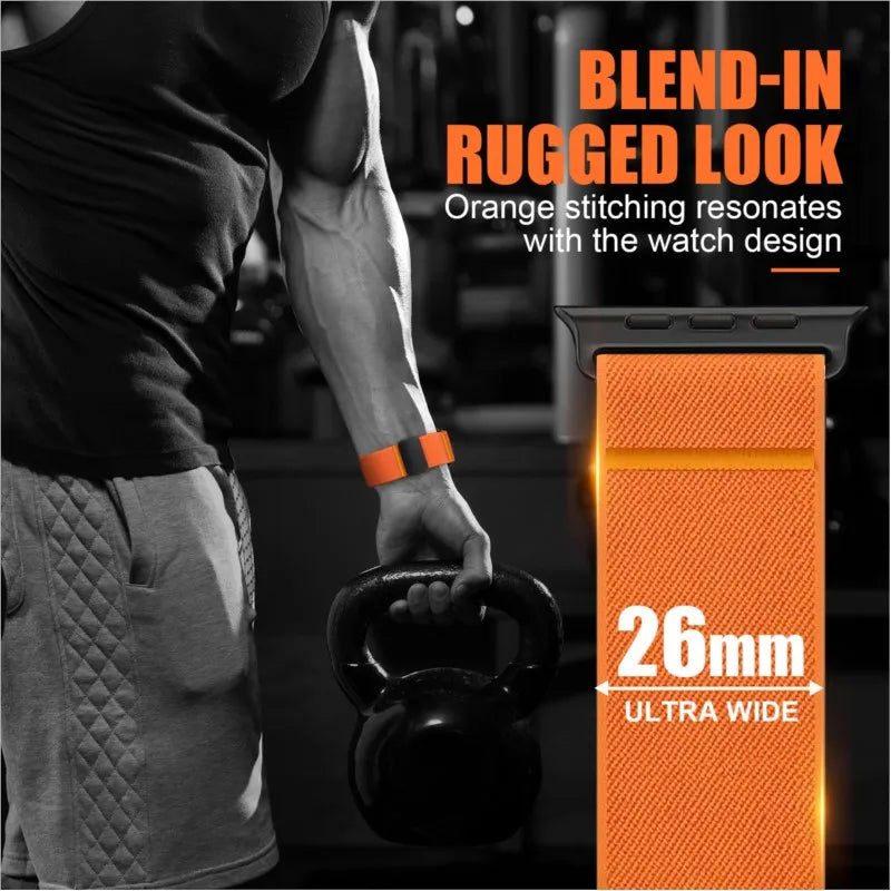 3PCS Magnetic band For Apple Watch Ultra 2 band 49mm 46mm 45mm 42mm Elastic nylon Loop band Apple Watch Series 10 9 8 7 SE 44mm