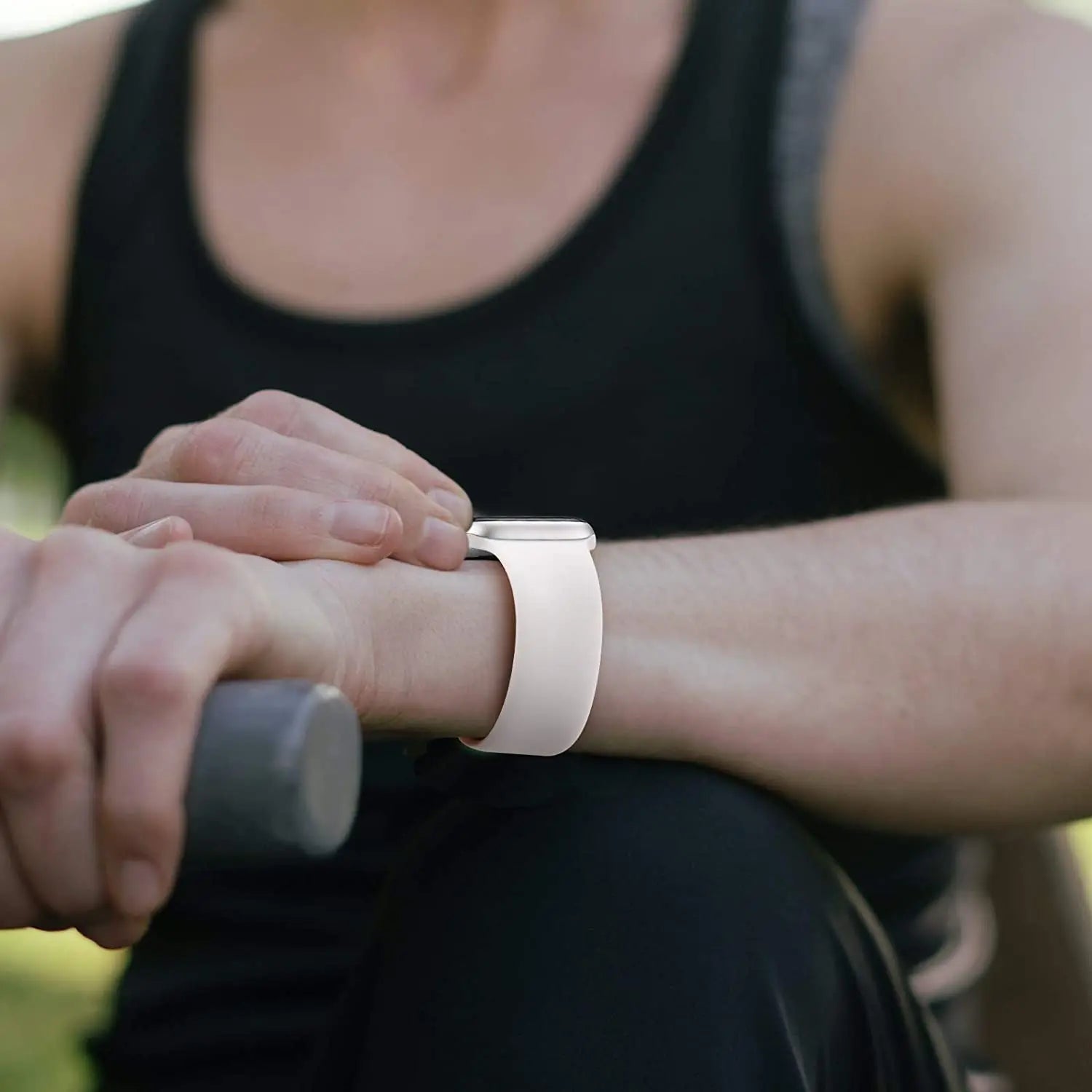 Silicone band For Apple Watch band 44mm 40mm 45mm 49mm 41mm Elastic Belt band Apple Watch Series Ultra SE 6 7 8 9 band