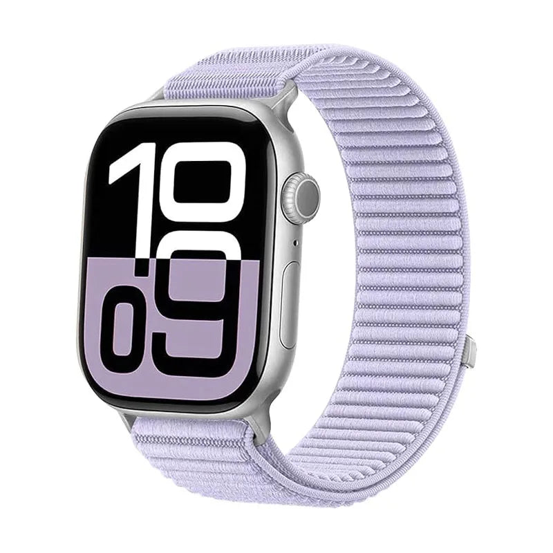 Nylon loop for Apple Watch band Series 10 9 8 7 6 5 4 SE Ultra2 49mm 46mm 45mm 44mm 42mm 41mm 40mm Belt band Correa Apple Watch band