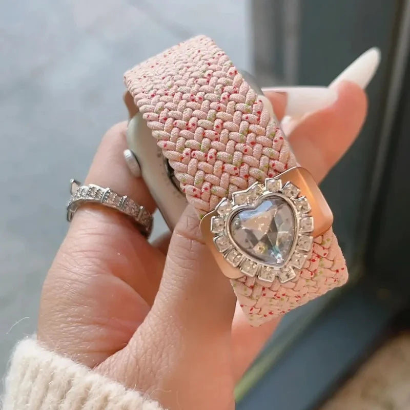 3D Butterfly Star Rhinestone Magnetic band For Apple Watch 10 9 8 7 Love Heart Stylish Women band For Apple Watch 46mm 42mm 41mm 49mm 45mm