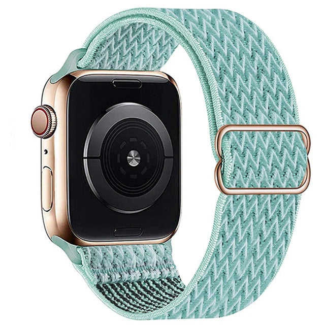 bands For Apple Watch band 44mm 49mm 45mm 41mm 40mm 38mm 42mm correa Adjustable Elastic band Apple Watch 8 SE 7 6 5 3 Ultra 49mm