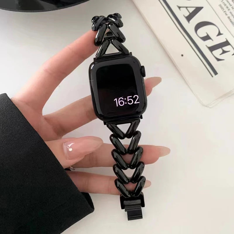 Metal band for Apple Watch 10 9 8 band 46mm 42mm 41mm 45mm 40mm 44mm 49mm Women band Apple Watch Series 7 SE 6 5 Ultra Watchband