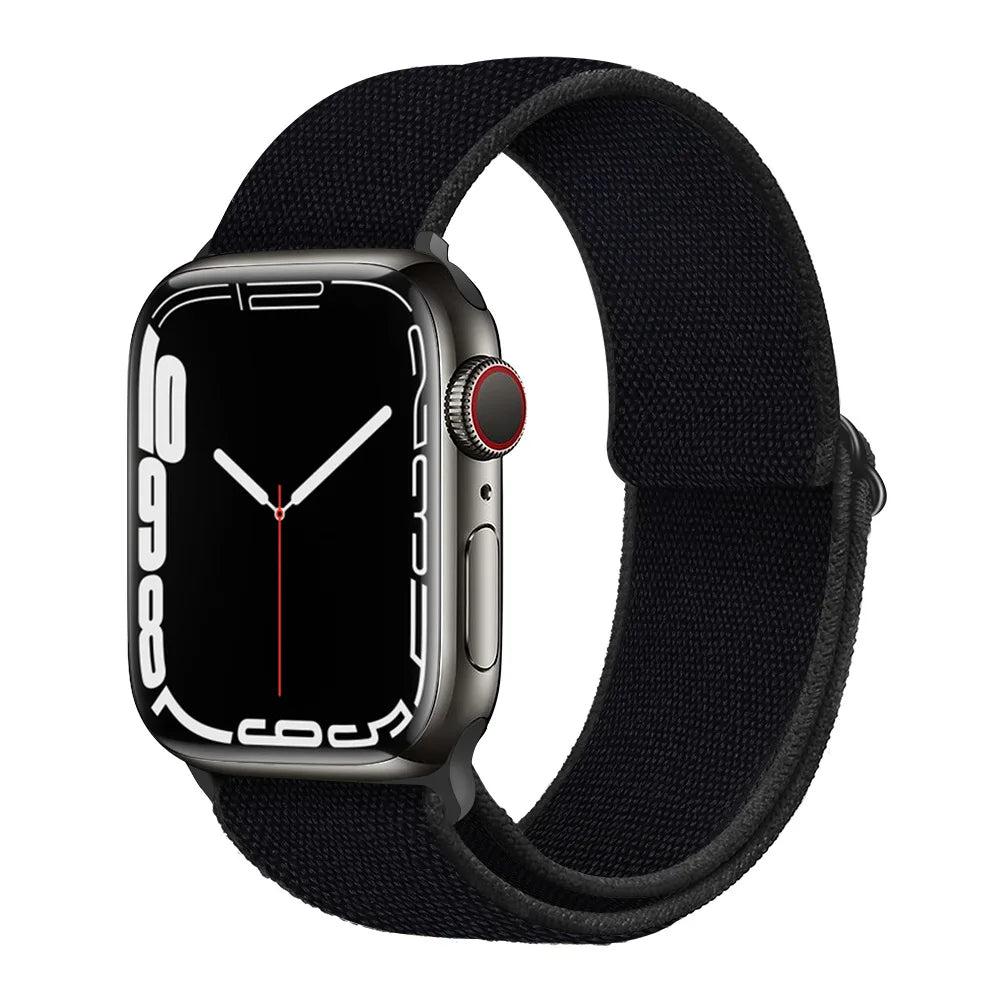 Nylon Loop band for Apple Watch band 45mm 44mm 42mm 40mm 41mm 46mm band Apple Watch Series 11 10 9 8 7 6 5 SE Ultra 3 49mm band