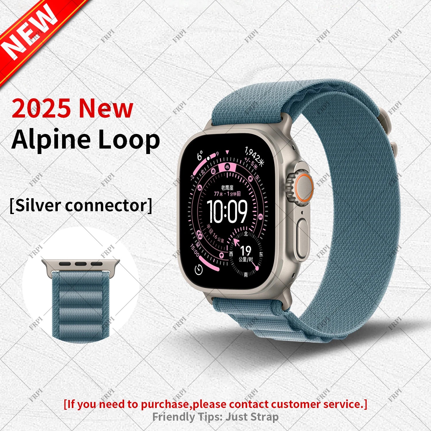 2025 New Suitable for Apple Watch High Quality Nylon band Alpine Loop For Watch Series 10 9 8 7 Ultra 2 band Apple Watch 49mm 46mm