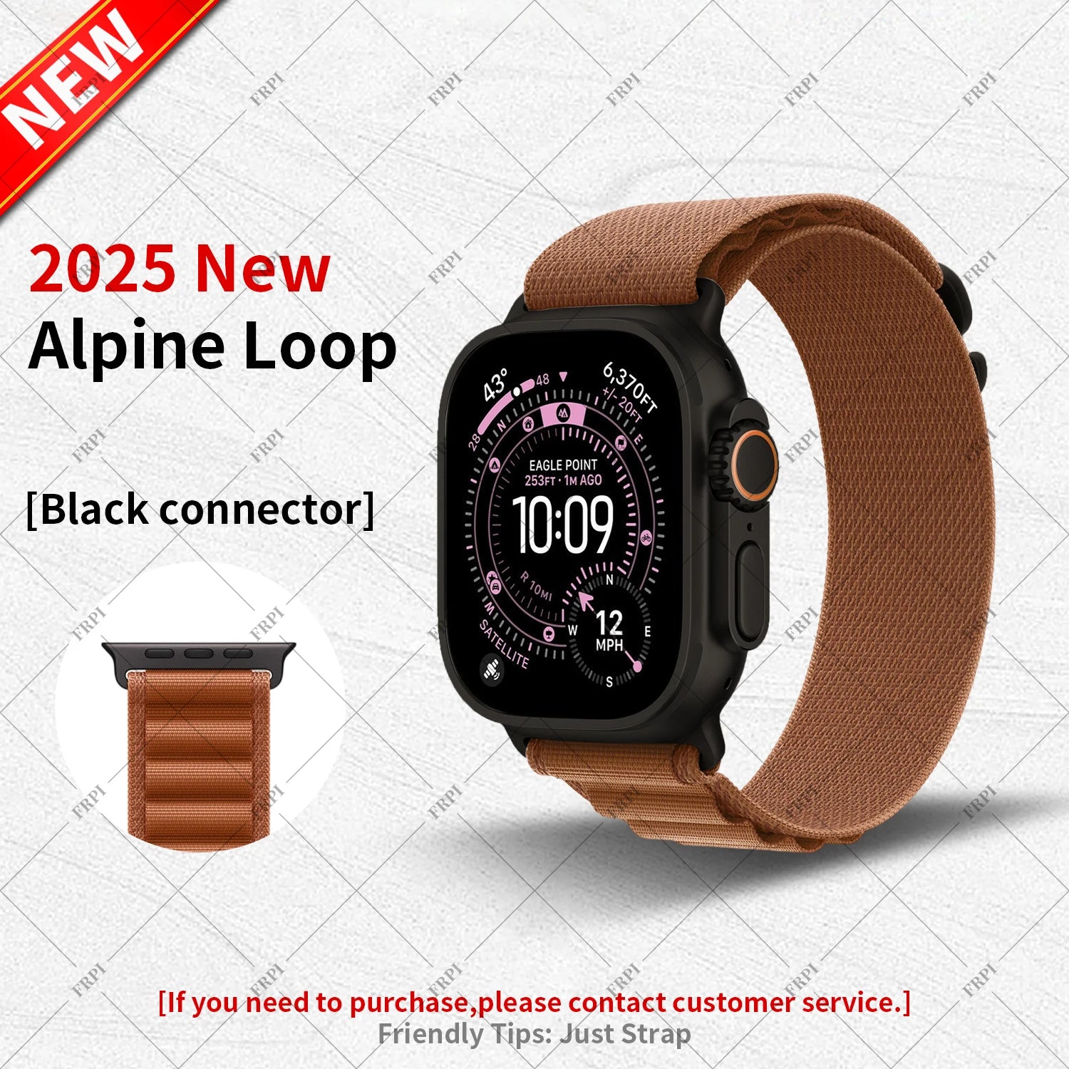 2025 New Suitable for Apple Watch High Quality Nylon band Alpine Loop For Watch Series 10 9 8 7 Ultra 2 band Apple Watch 49mm 46mm
