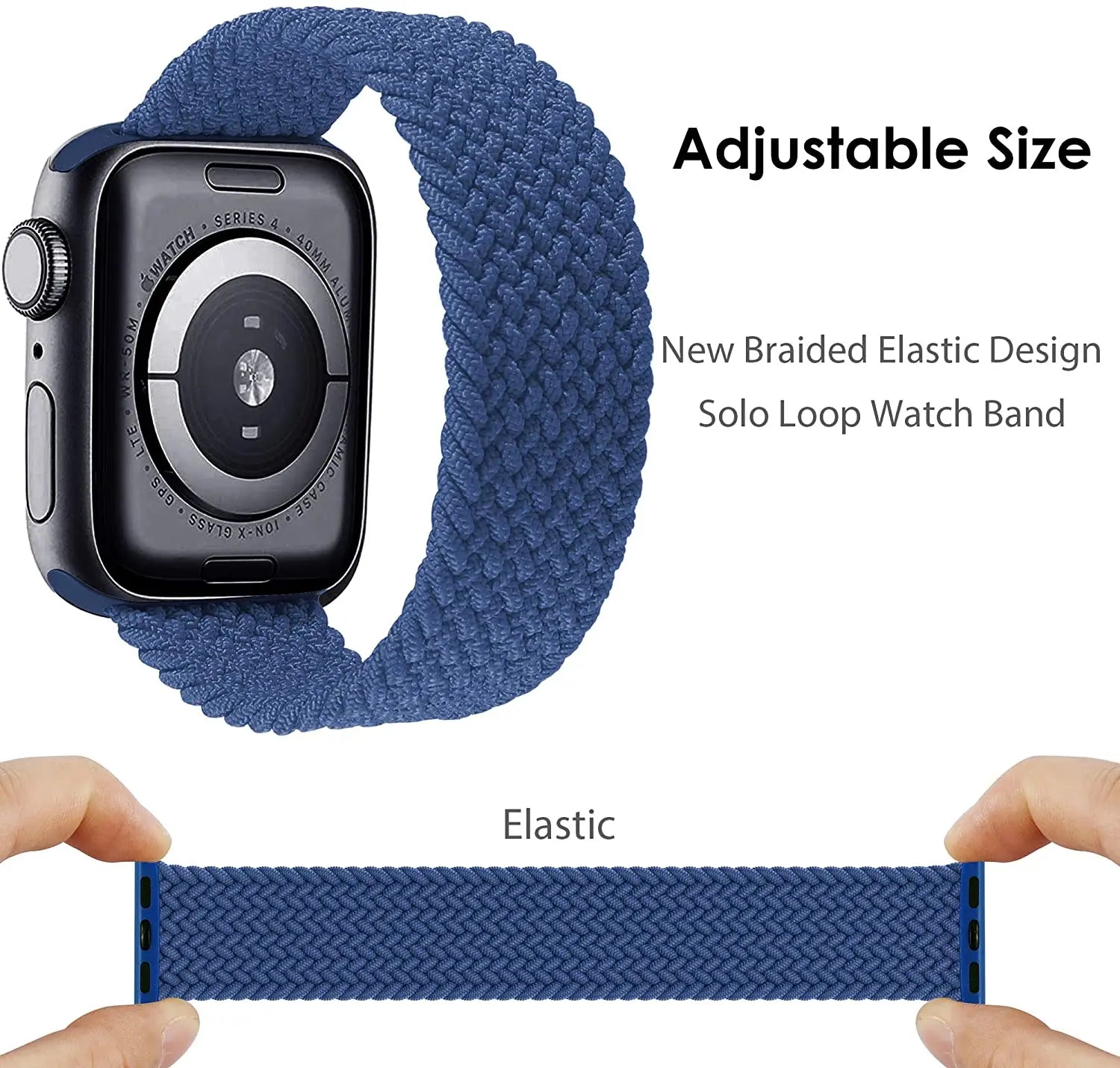 Braided Solo Loop For Apple Watch band 44mm 40mm 45mm 41mm 49mm 42mm 46mm band Apple Watch Series 10 9 SE 8 7 6 5 4 Ultra 2 Band