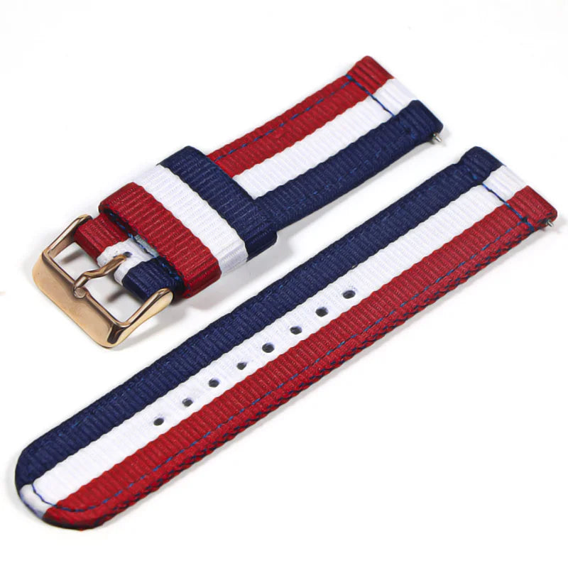 22mm Nylon watch strap For Samsung Galaxy watch 46mm 42mm Active2 Active1 Gear S3 frontier Sports nylon bang