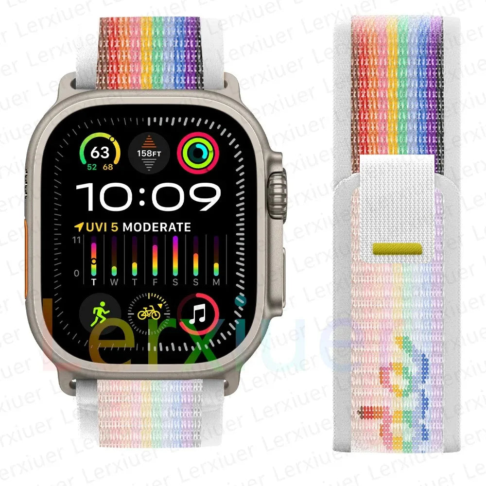 trail loop For Apple Watch Ultra 2 band 49mm 44mm 40mm 45mm 41mm 42mm 38mm correa band Apple Watch Series 7 6 SE 8 9 10 46mm bands