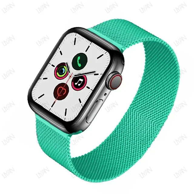 Milanese Loop for Apple Watch band 44mm 45mm 40mm 41mm 46mm 42mm pride band Apple Watch Series 9 8 7 6 SE 5 4 10 Ultra 2 49mm band