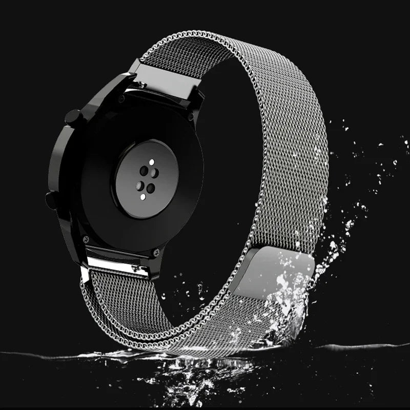 22mm 20mm band for Samsung Galaxy Watch 5-pro-6-4-Classic Milanese loop Metal magnetic starlight bracelet Huawei GT 4-3-2e strap