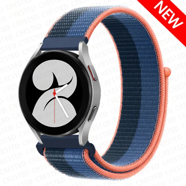 Band For Samsung Galaxy Watch 7/FE/4/5 Pro/6 classic/active 2 44mm 40mm Nylon correa Bracelet Huawei GT 2e 3 4 20mm 22mm Straps