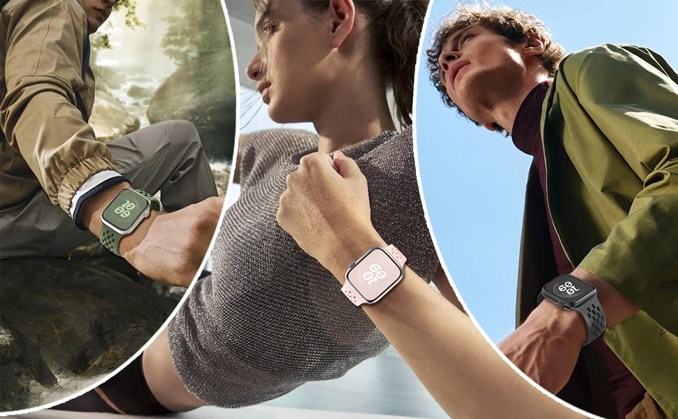 Silicone band For Apple Watch band 45mm 41mm 44mm 49mm 40mm 42mm 46mm band correa Apple Watch Series 11 10 9 8 7 6 5 SE Ultra 3